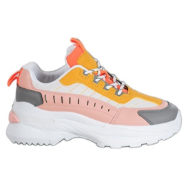 SHELOVET Modne cipele na platformi višebojan