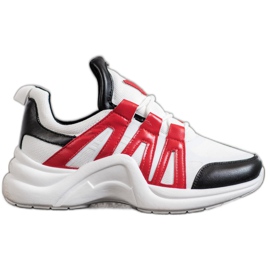 SHELOVET Udobne modne tenisice bijela višebojan