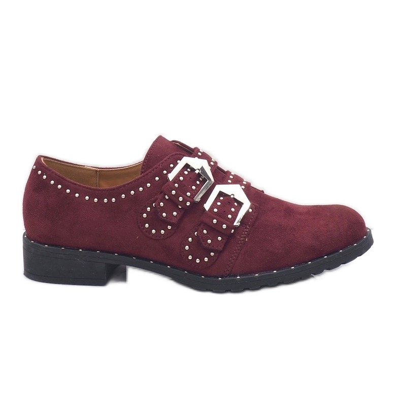 Maroon cipele s klinovima ES8500 crvena
