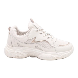 Modne ženske sportske cipele bež boje 7939-SP