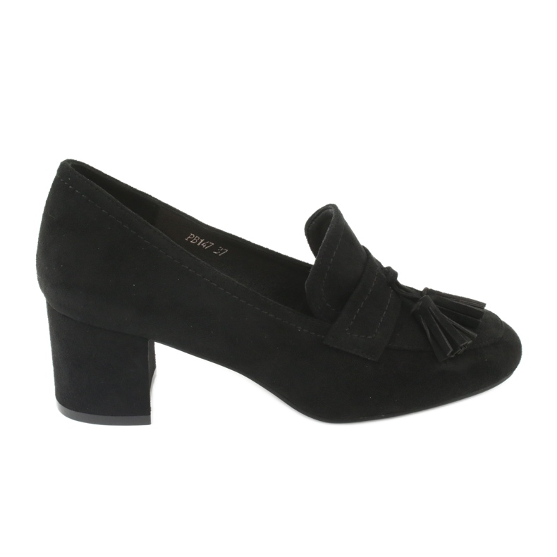 Cipele na stupu Sergio Leone PB147 crne crno