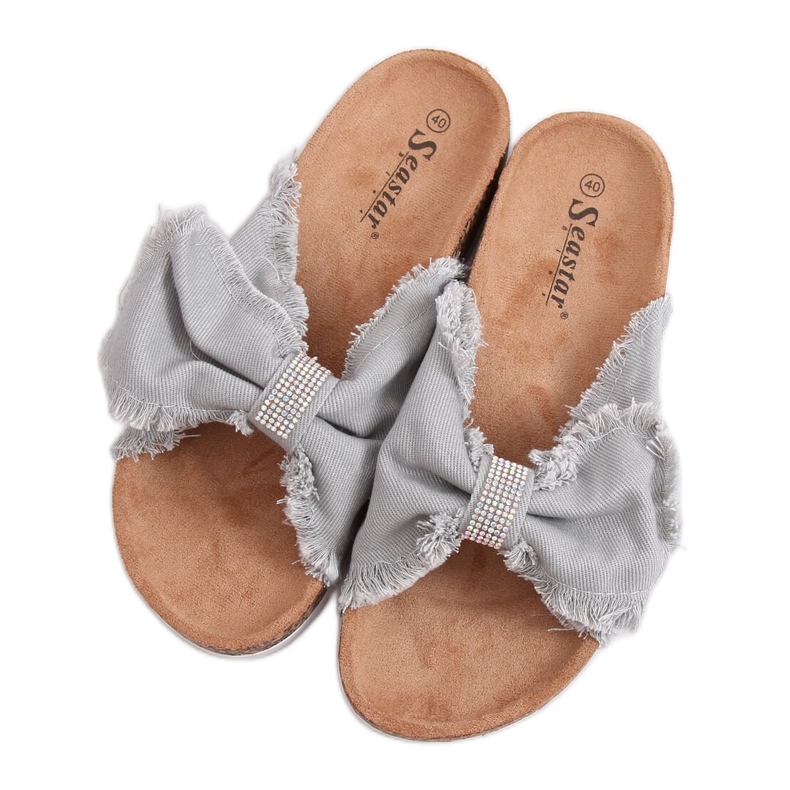 Sivo siva BG60P Siva papuča s plutom