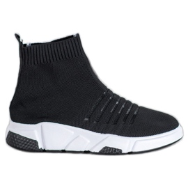 SHELOVET Klizne cipele s mrežom crna