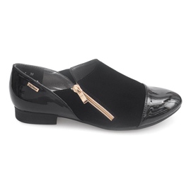 Klasične cipele s patentnim zatvaračem 2060A Crna