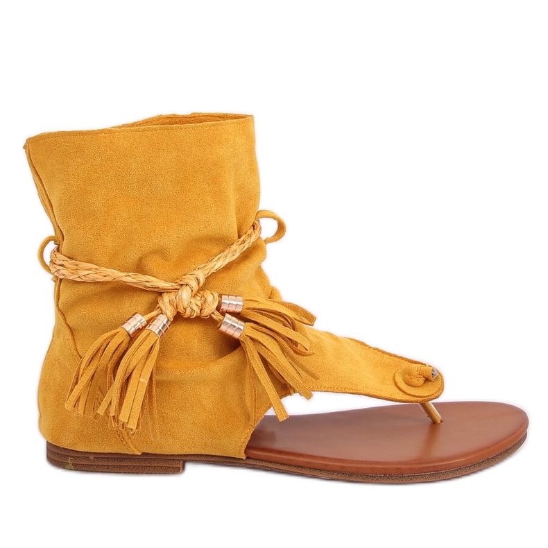 Japanke s gornjim dijelom meda SL1011 Žuta žuta boja