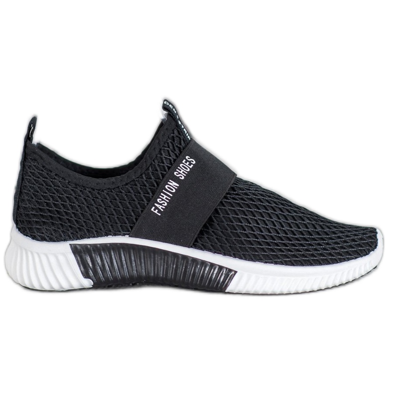 SHELOVET Klizne modne cipele crno