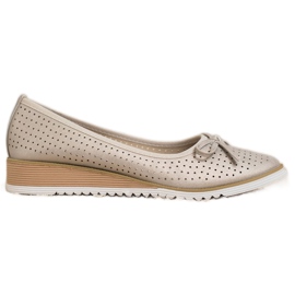 Goodin Ažurne pumpe s klinom zlatni