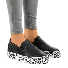 Crne WNH-3 tenisice na klizanje crna