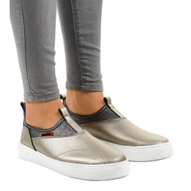 Zlatne tenisice s gumicom A-92 zlatni