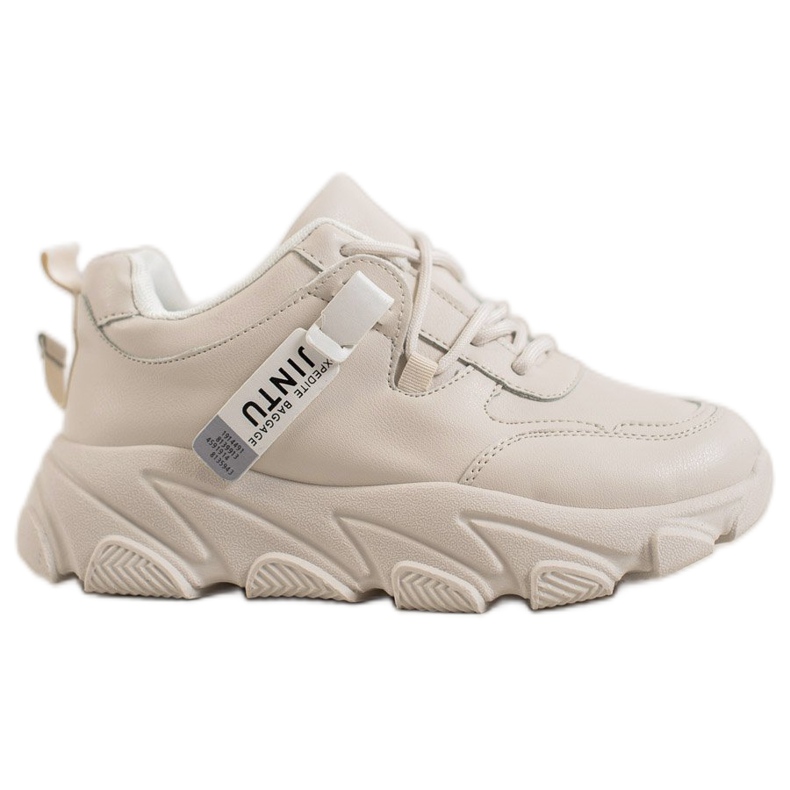 Bella Paris Bež tenisice na vezanje