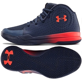 Under Armour Gs Jet 2019 Basketball Shoe Jr.3022121-405 višebojan tamnoplava