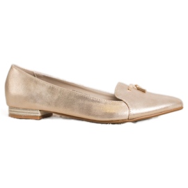 Goodin Sjajne zlatne balerine zlatni