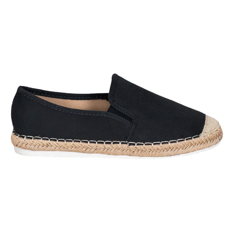 Goodin Espadrile od antilopa crno