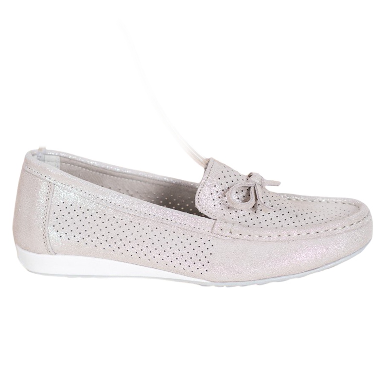 Goodin Kožne cipele s mašnom smeđa