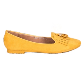 Fama Suede Lords s resama žuta boja