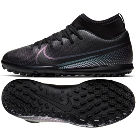 Nike Mercurial Superfly 7 Club Tf Jr AT8156-010 nogometne cipele višebojan crna