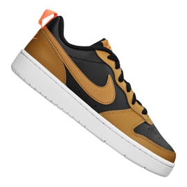 Cipele Nike Court Borough Low 2 Jr BQ5448-004 crna žuta boja
