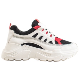 SHELOVET Elegantne tenisice bijela