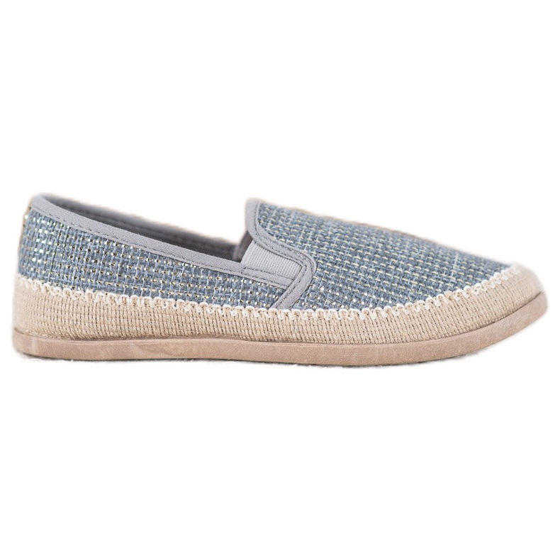 SHELOVET Modne espadrile plava siva