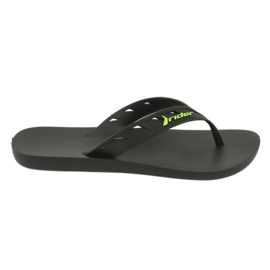 Rider Crni i zeleni muški jahač flip-flops 11573 crna