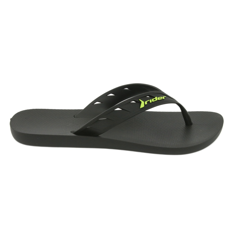 Rider Crni i zeleni muški jahač flip-flops 11573 crno