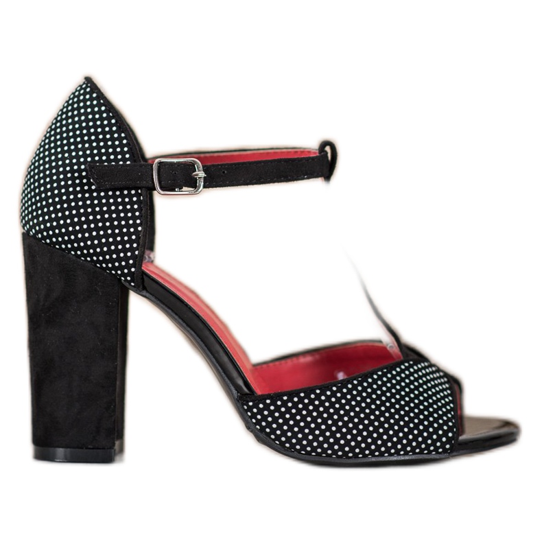 Goodin Sandale od antilopa s leopard potiskom smeđa crno