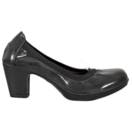 SHELOVET Udobne ležerne pumpe crna