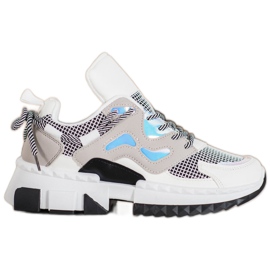 Seastar Elegantne tenisice s Holo efektom bijela višebojan