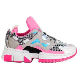 Seastar Elegantne tenisice s Holo efektom ružičasta višebojan