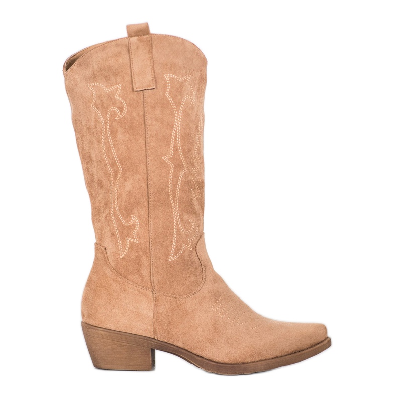 Seastar Visoke kaubojke s uzorkom smeđa