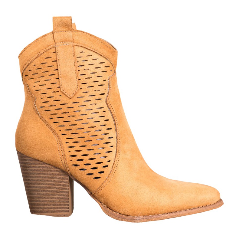 Seastar Ažurne kaubojke na stupu smeđa