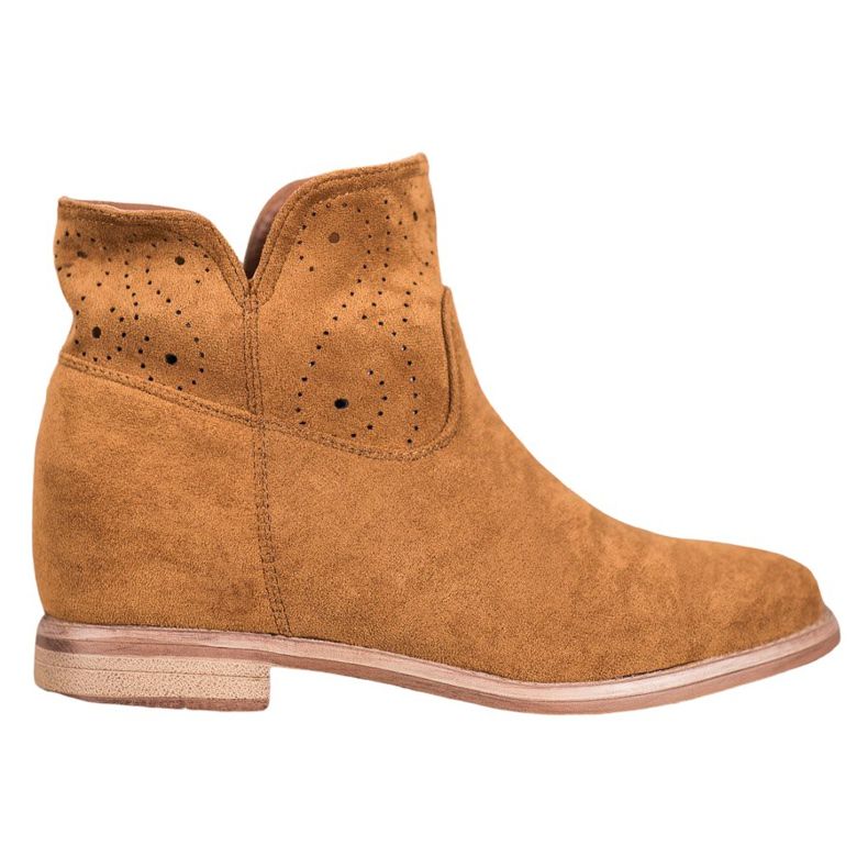 Seastar Čizme s ažurnim uzorkom smeđa