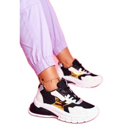 SEA Crne sportske cipele LA82 bijela crna