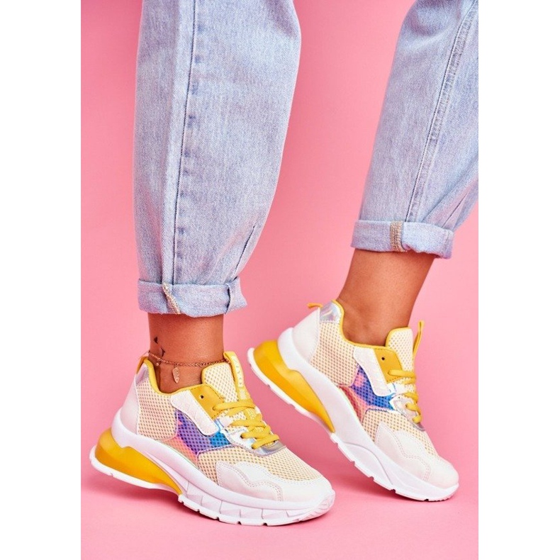 SEA Žute sportske cipele LA82 raznobojna žuta boja