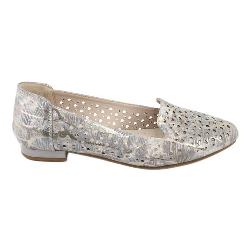 M.Daszyński Lordsy balerinke lavanda / zlato Daszyński SA151 ružičasta siva