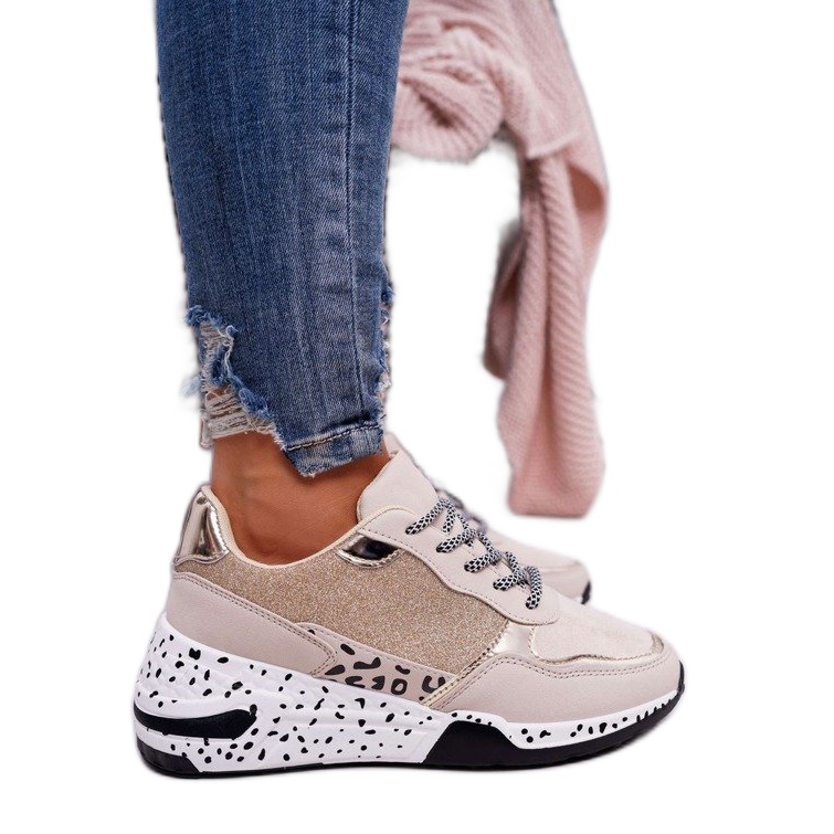 SEA Bež ženske sportske cipele tenisice BL182 smeđa raznobojna