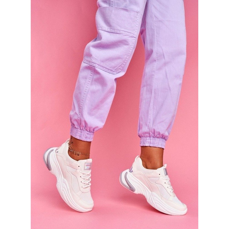 SEA Bijele sportske ženske cipele BL205 bijela raznobojna