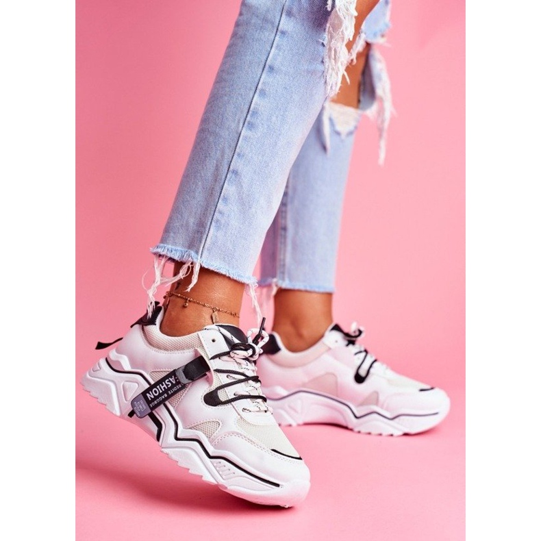 BUGO Bijele sportske ženske cipele FF-8 bijela