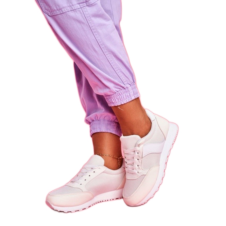 SEA BL189 bež sportske cipele za žene bijela smeđa