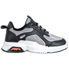 SHELOVET Sportske tenisice na platformi crno raznobojna