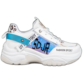 SHELOVET Modne sportske tenisice bijela višebojan