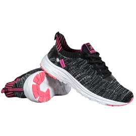 Ax Boxing Lagane cipele od tekstila crna