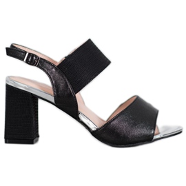 VINCEZA sandale crna