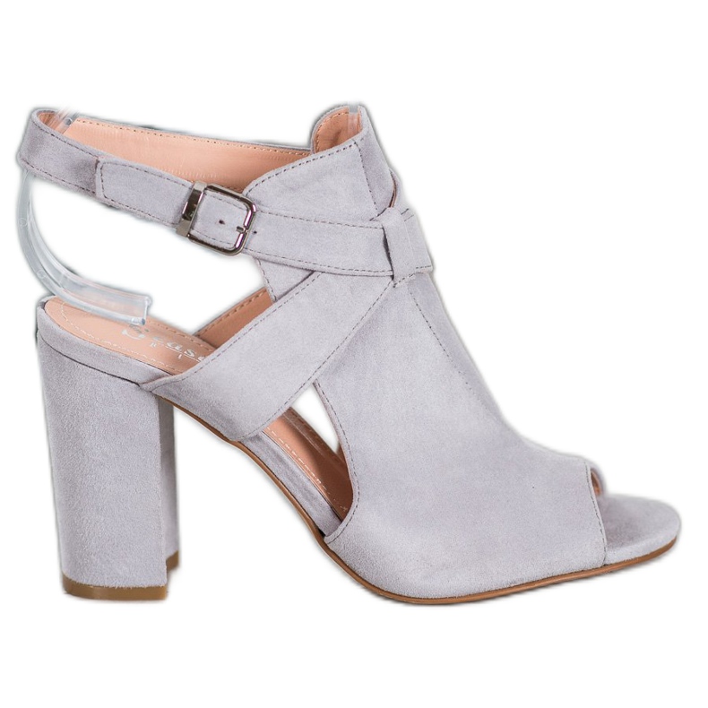 Seastar Elegantne sandale na šanku siva