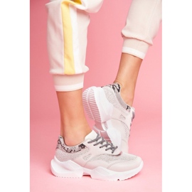 SEA Siva ženska sportska obuća od zmijske kože BL192