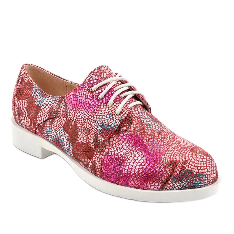 Klasične crvene jazz cipele s cvjetnim cvjetovima ZG629-2 crvena raznobojna
