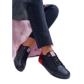 Cross Jeans Crne ženske tenisice EE2R4019C crna crvena