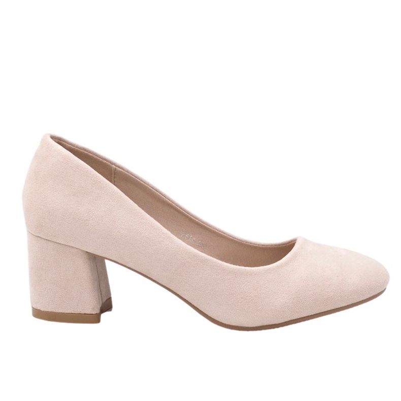 Bež pumpe na stupu od eko-antilopa JF619