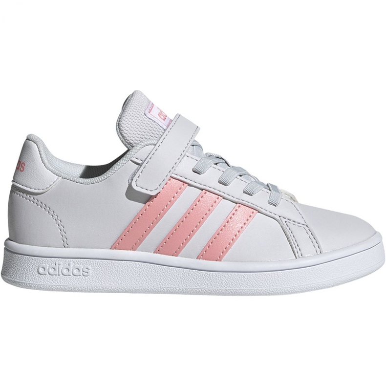 Adidas cipele Grand Court C Jr EG6737 bijela ružičasta