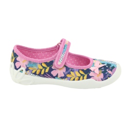 Befado dječje cipele 114X395 tamnoplava plava ružičasta višebojan